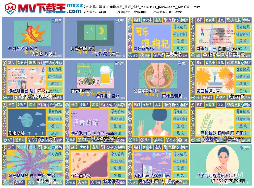 温岚-可乐泡枸杞_国语_流行_MEB01131